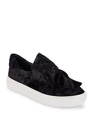 J/slides Flower-topped Round-toe Sneakers