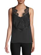 French Connection Lace V-neck Top