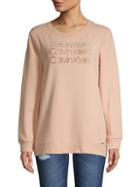 Calvin Klein Sequin Cotton-blend Sweatshirt
