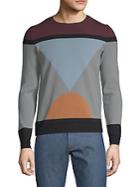 Valentino Colorblock Jersey Sweater