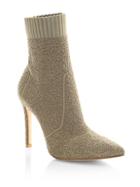 Gianvito Rossi Knit Boucle Sock Booties