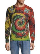 Valentino Embroidered Tie-dyed Sweater