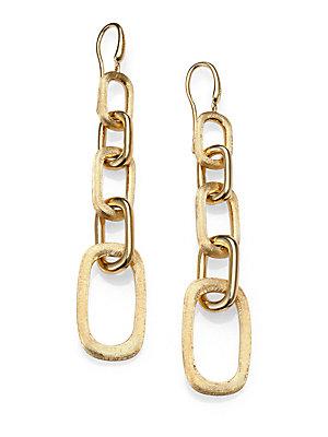 Marco Bicego Murano 18k Yellow Gold Graduated Link Drop Earrings