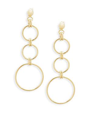Saks Fifth Avenue 14k Yellow Gold Triple Drop Earrings