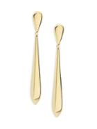 Saks Fifth Avenue Made In Italy 14k Yellow Gold Polished Drop Earrings