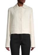 Giambattista Valli Studded Cotton-blend Jacket