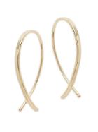Saks Fifth Avenue 14k Yellow Gold Curved Threader Earrings