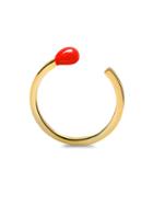 Gabi Rielle Love & Protection Matchstick 14k Gold Vermeil Adjustable Ring