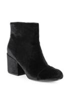 Charles By Charles David Quincey Velvet Ankle Booties