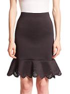 Clover Canyon Laser-cut Neoprene Skirt