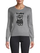 French Connection Le Bulldog Cotton-blend Sweater