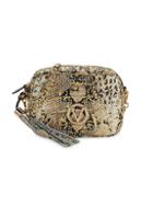 Valentino By Mario Valentino Mia Embossed-snakeskin Leather Mini Bag