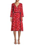 Marc Jacobs Floral-print Silk Wrap Dress
