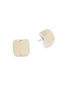 Saks Fifth Avenue 14k Yellow Gold Square Stud Earrings