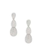 Lafonn Sterling Silver Simulated Diamond Teardrop Earrings