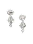 Freida Rothman Small Harleqin Crystal Drop Earrings