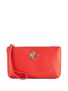 Versace Collection Vibrant Leather Clutch