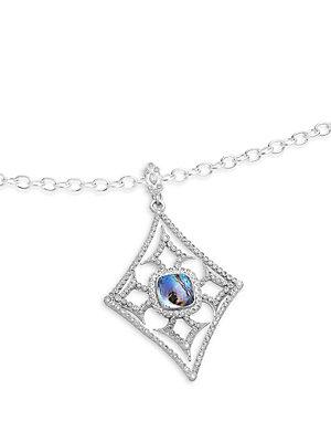 Armenta New World Diamond & Mother Of Pearl Enhancer Pendant