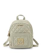 Love Moschino Logo Quilted Backpack