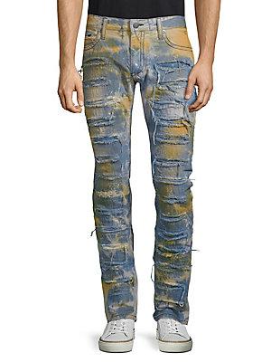 Robin's Jean Cotton Bleached Distressed Jeans
