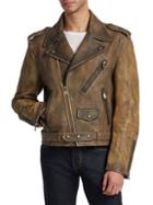 Ralph Lauren Vintage Leather Locklear Biker Jacket