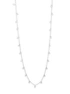 Mary Louise Designs White Gold Dipped Marque Necklace