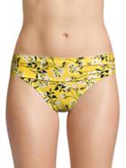 La Blanca Swim Floral-print Bikini Bottom
