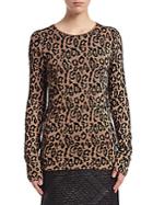 Lanvin Leopard Knit Sweater