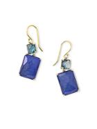 Ippolita Rock Candy 18k Gold Rectangular Drop Earrings