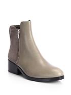 3.1 Phillip Lim Alexa Suede & Leather Double-zip Ankle Boots