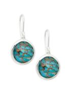 Ippolita Sterling Silver & Bronze Turquoise Drop Earrings