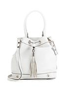 Milly Astor Drawstring Leather Backpack