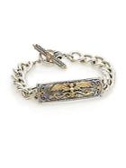 Konstantino Grecian 18k Yellow Gold And Sterling Silver Bracelet