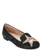 Chiara Ferragni Star-embroidered Loafers