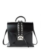 Valentino By Mario Valentino Olivier Embellished Leather Backpack
