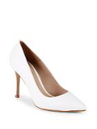 Saks Fifth Avenue Classic Leather Point Toe Pumps