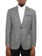 Michael Bastian Slim-fit Gingham Wool Jacket