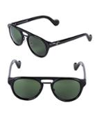Moncler 54mm Oval Sunglasses