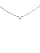 Kc Designs Single Diamond And 14k White Gold Pendant Necklace