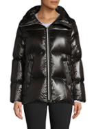 Cole Haan Quilted A-line Down Coat