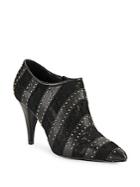 Alice + Olivia Calissa Floral Lace & Leather Booties