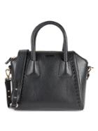 Valentino By Mario Valentino Minimi Studded Leather Top Handle Bag