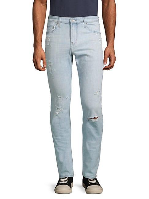 Ag Distressed Skinny Jeans