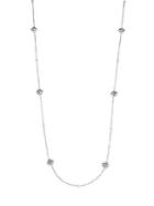 Lois Hill Sterling Silver Station Necklace