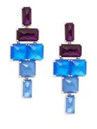 Ippolita Wonderland Sterling Silver Amazonite & Turquoise Drop Earrings