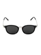 Montblanc 50mm Round Injected Sunglasses