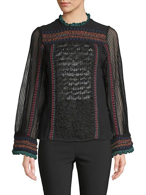 Valentino Textured Jersey Top