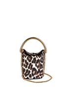 Stella Mccartney Snow Leopard-print Bucket Bag