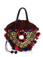 Figue Frida Tuk Tuk Embellished Top Handle Bag