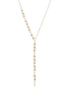 Adriana Orsini Goldplated & Crystal Liv Leaf Y-necklace